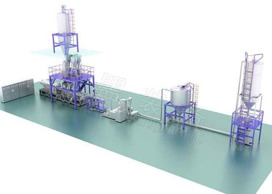 PPの粉のためにエネルギー効率が良い石油化学Polimerizationのプラスチック ペレタイジングを施す機械